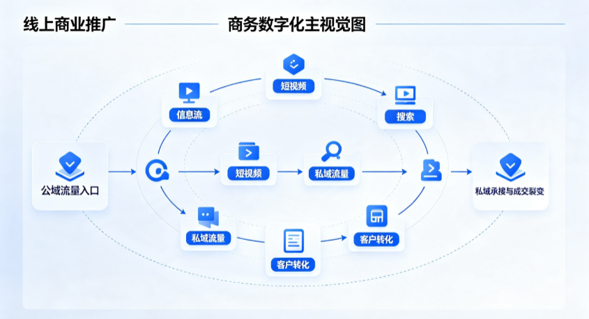 高淳县线上商业推广怎么做？全域流量闭环搭建与低成本转化实战指南